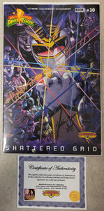 Catherine Sutherland & Nakia Burrise Signed Mighty Morphin Power Rangers #30 Legends Exclusive Variant with COA