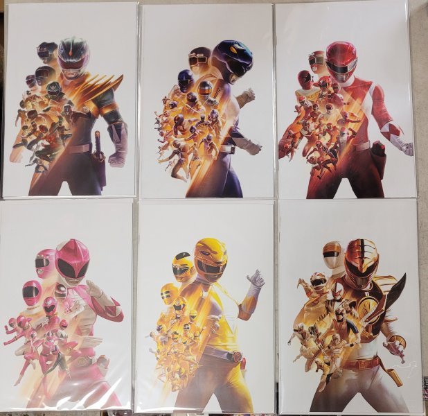 Mighty Morphin Power Rangers #106-111 Dattoli Exclusive Set NYCC 2023