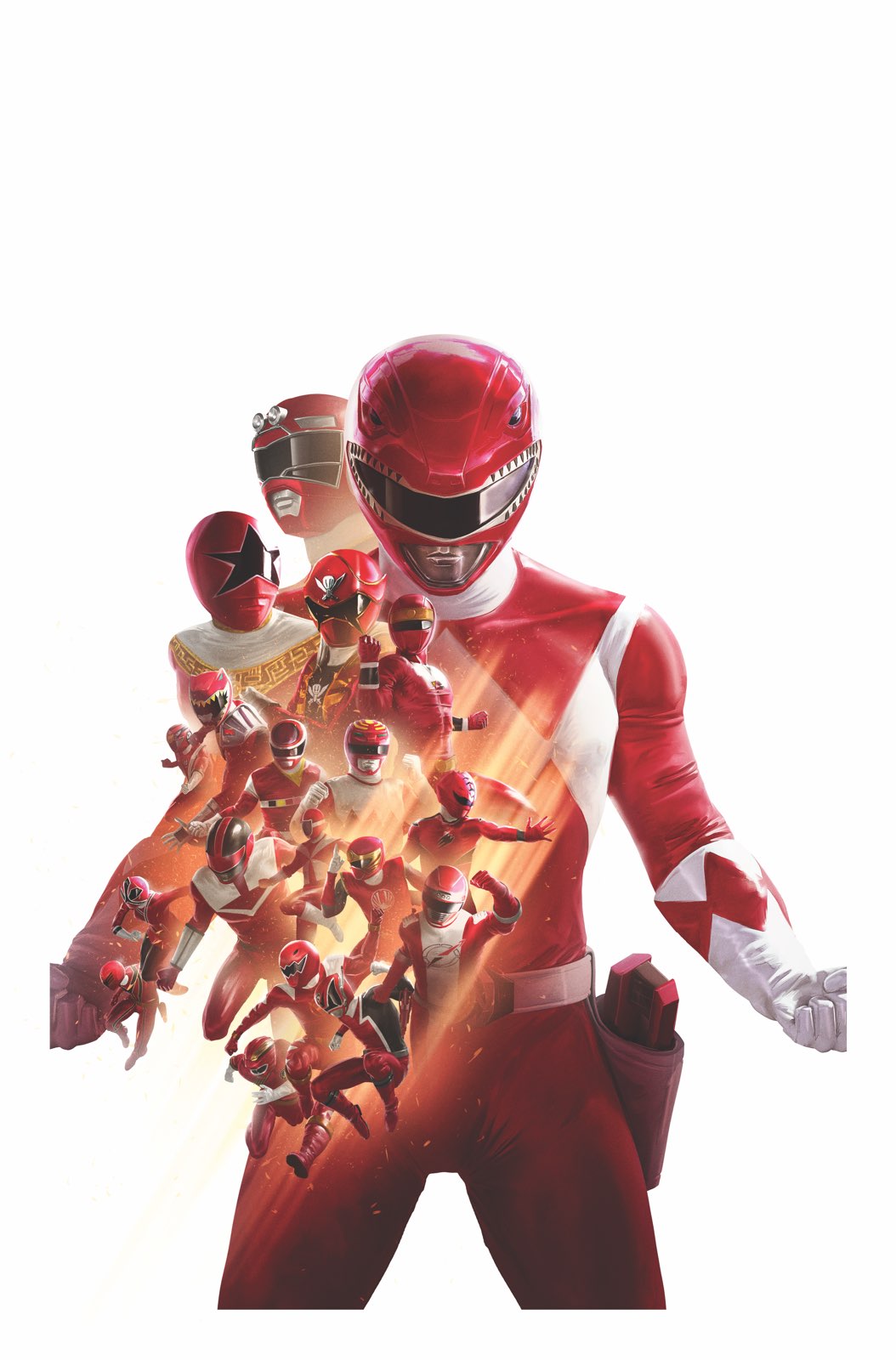 Mighty Morphin Power Rangers #109 Forever Red Dattoli Variant