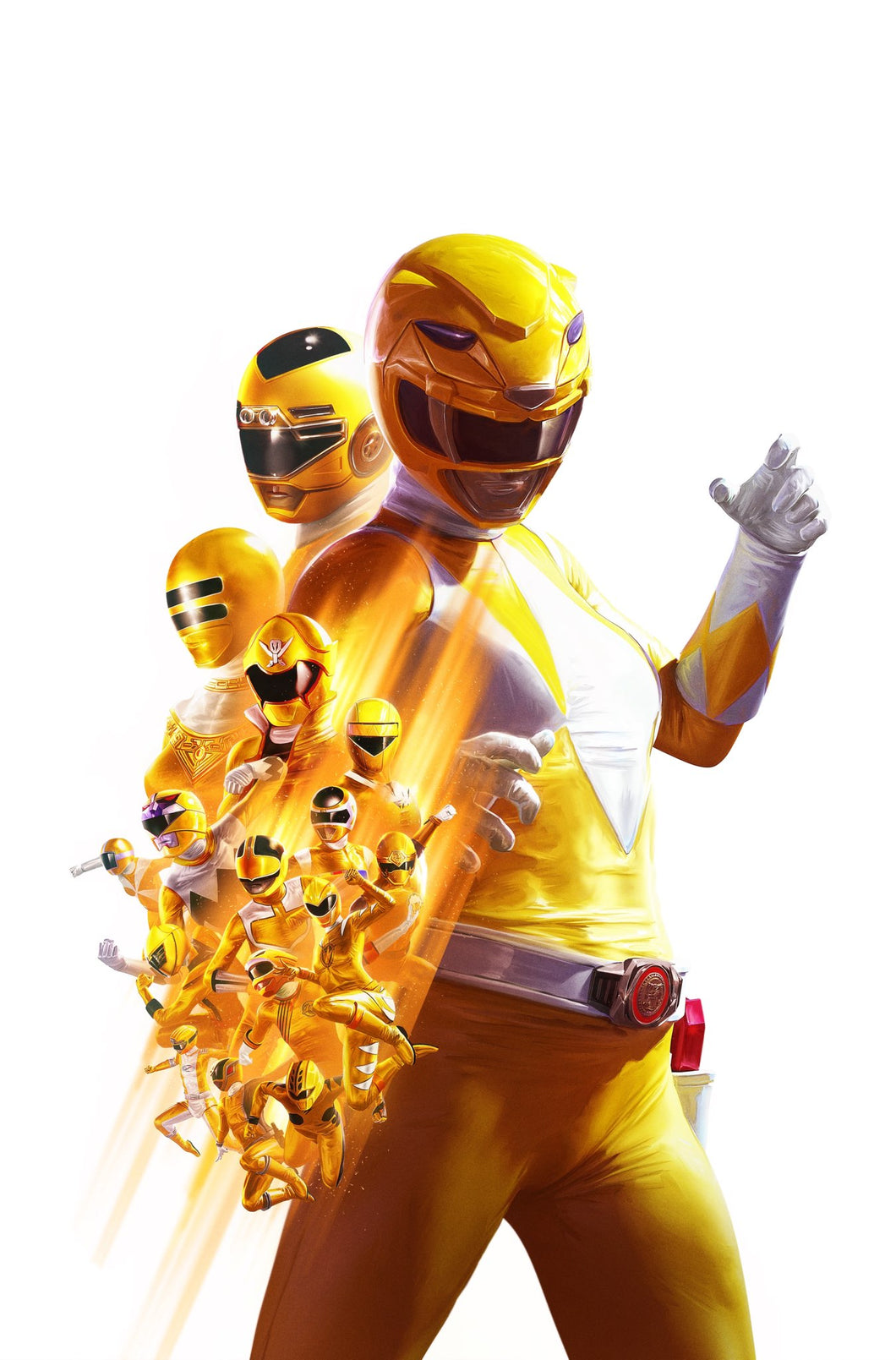 Mighty Morphin Power Rangers #110 Forever Yellow Dattoli Variant