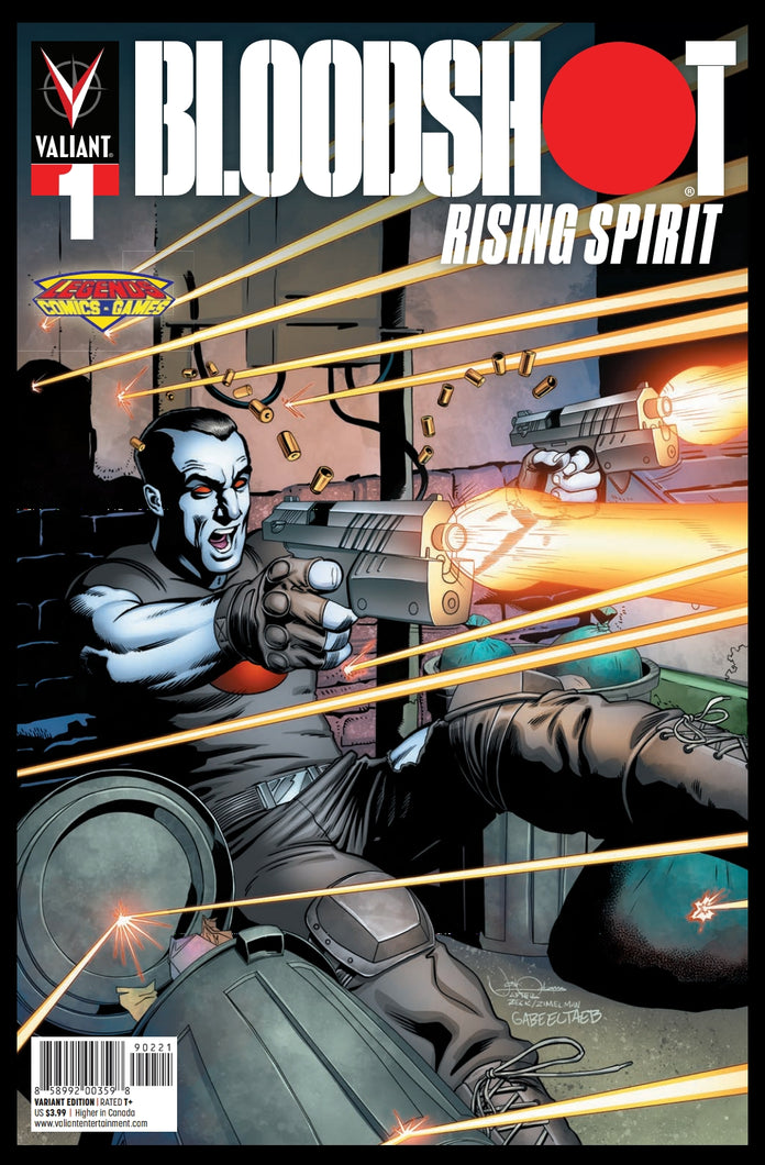 Valiant Bloodshot Rising Spirit #1 Josh Adams/Legends Comics and Games Variant