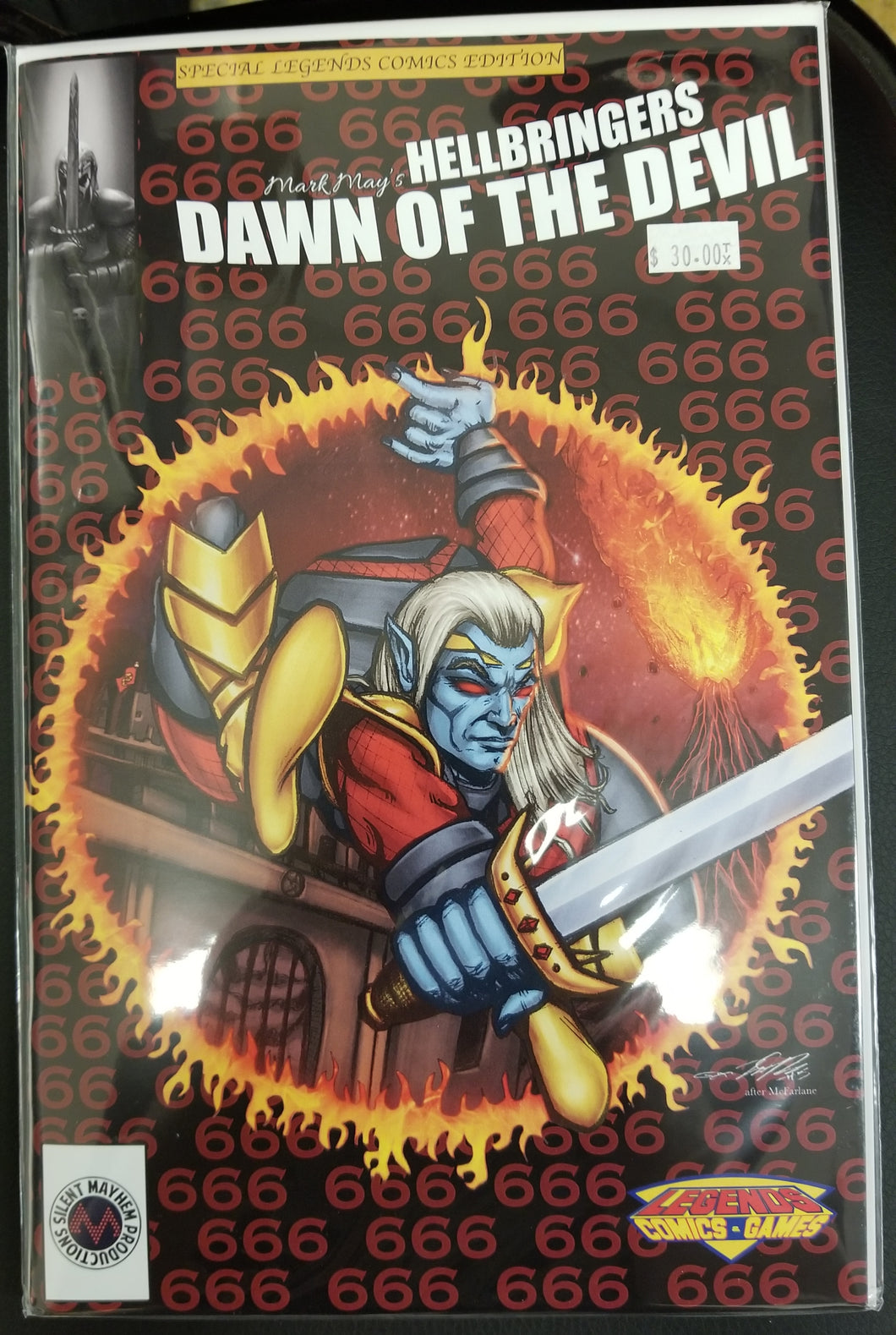 Mark May's Hellbringers Dawn of the Devil Special Legends Comics Edition Trade Dress Version