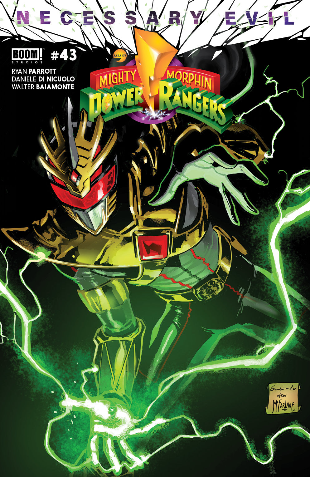 Mighty Morphin Power Rangers #43 Legends Comics and Games/Jolzar Collectibles Exclusive Trade Dress Variant