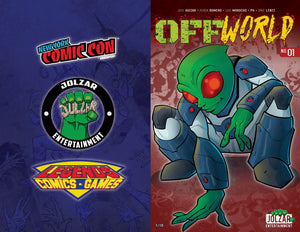 Jolzar Entertainment Offworld #1 Legends Comics and Games Exclusive Trade Dress