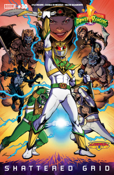 Boom! Mighty Morphin Power Rangers: SG #30 - Legends Comics & Games Fresno Exclusive Variant (DBZ FUSION HOMAGE)
