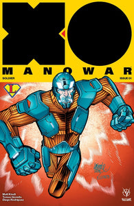 Valiant X-O Manowar #1 David LaFluente/Legends Comics and Games Exclusive Variant